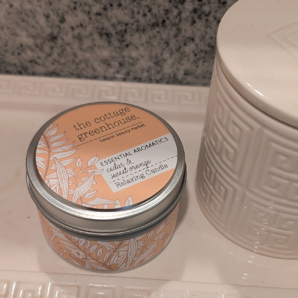 BOGO The Cottage Greenhouse Cedar & Sweet Orange Candle